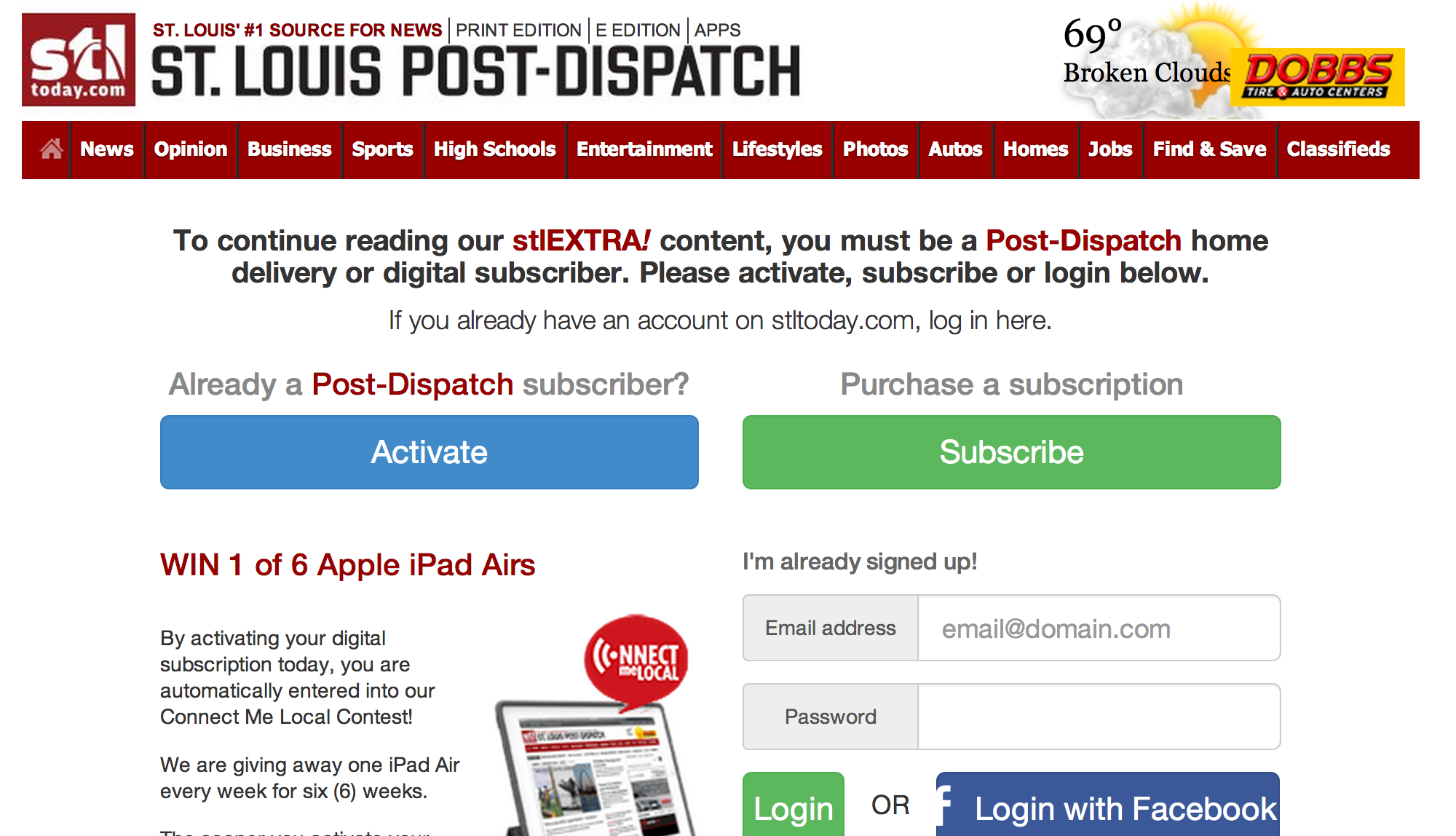 STLToday's Paywall is Weak